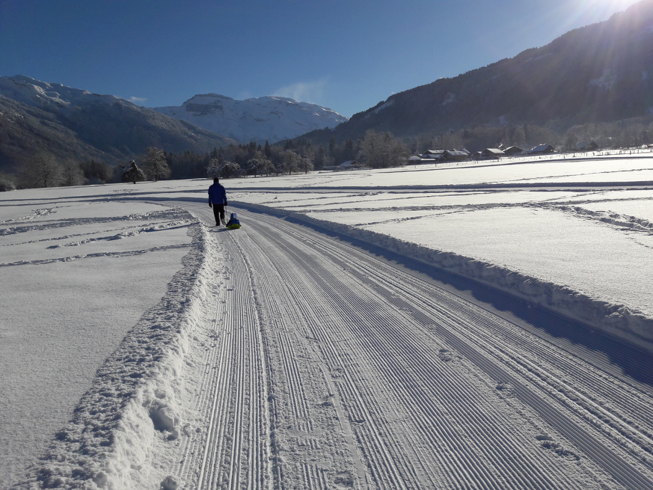 Pistes de skis de fond à Morillon